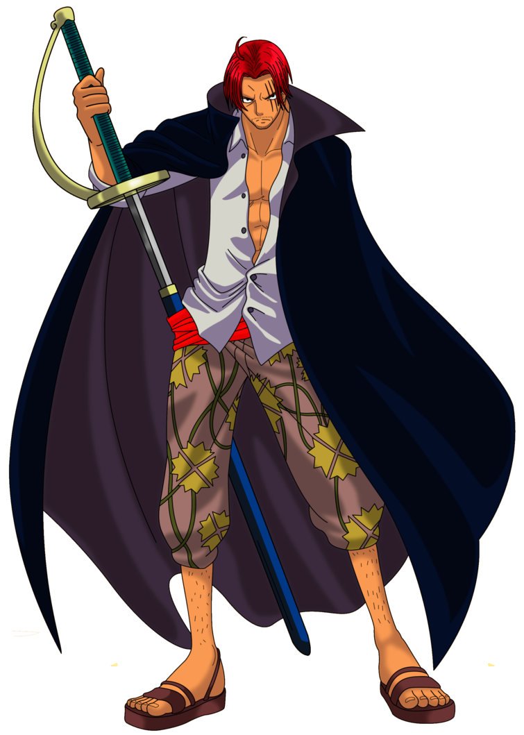 one piece characters shanks one piece characters shanks